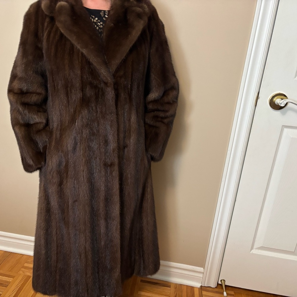 Vintage mink fur coat